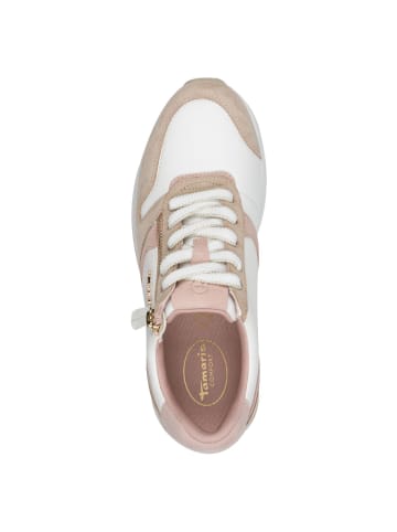 Tamaris WIDE FIT Sneaker in BEIGE/ROSE