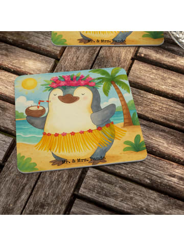 Mr. & Mrs. Panda Tischuntersetzer Pinguin Kokosnuss Design ohne ... in Weiß