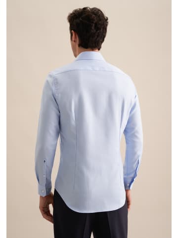 Seidensticker Business Hemd Shaped in Mittelblau