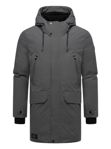 STONE HARBOUR Wintermantel Kitraan XX in Anthracite