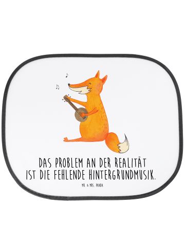 Mr. & Mrs. Panda sonnenschutz Fuchs Gitarre mit Spruch in Weiß