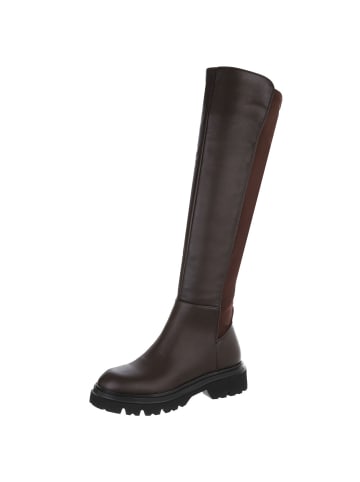 Ital-Design High Heel in Dunkelbraun
