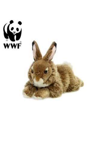 WWF Plüschtier - Hase (19cm, liegend) in braun