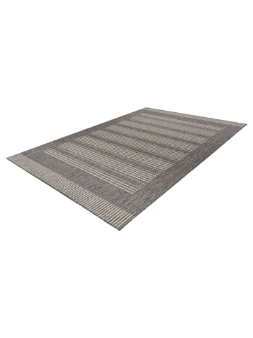 Vivorum Wohnzimmer Teppich – Kurzflorteppich Nibru 125 in silber