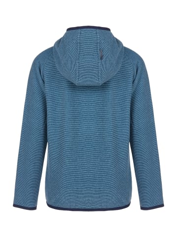 elkline Fleece Hoodie Good Times nachhaltig in blueshadow