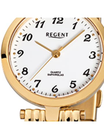 Regent Armbanduhr Regent Metallarmband gold klein (ca. 28mm)