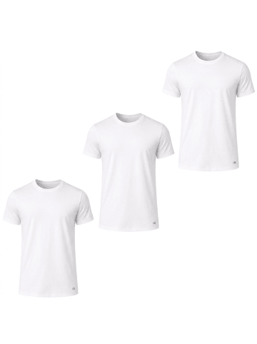 Calvin Klein 3er-Set: Unterhemd in White