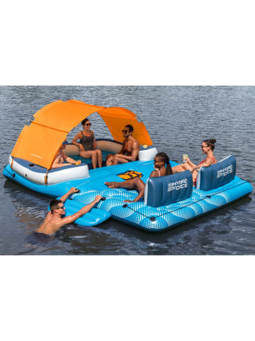 Bestway Badeinsel Hydro Force Tropical Breeze 389x274cm in mehrfarbig