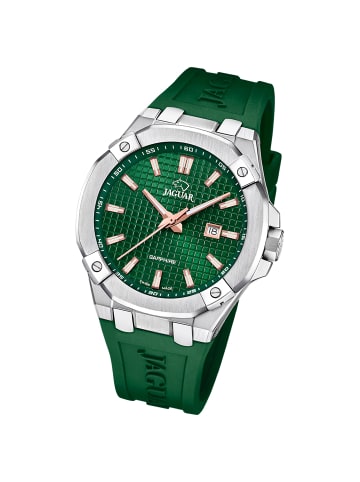 Jaguar Analog-Armbanduhr Jaguar Diplomatic grün groß (ca. 44mm)