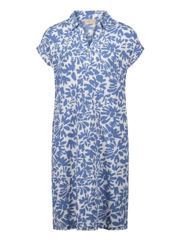 CARTOON Casual-Kleid mit überschnittenen Ärmeln in Weiß/Hellblau