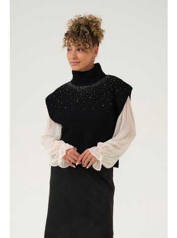 Cream Strickweste CRGift Loose fit in Pitch Black