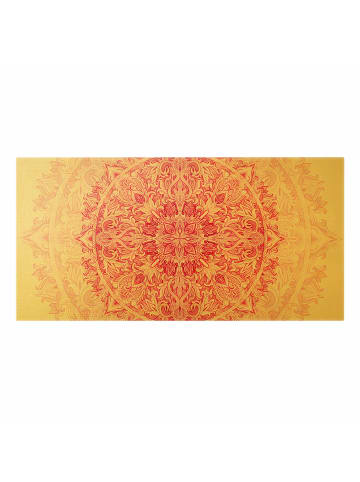 WALLART Leinwandbild Gold - Mandala Aquarell Ornament pink in Pink