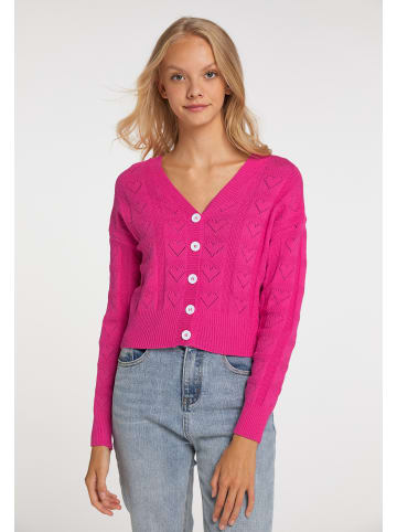 myMo Strickjacke in Pink