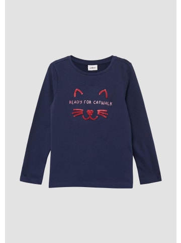 s.Oliver T-Shirt in 5836_tiefblau