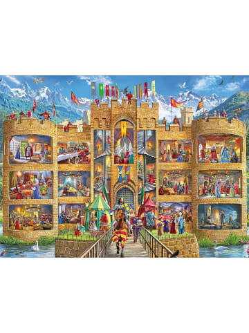 Ravensburger Ravensburger Kinderpuzzle - 12919 Blick in die Ritterburg - Ritter-Puzzle für...