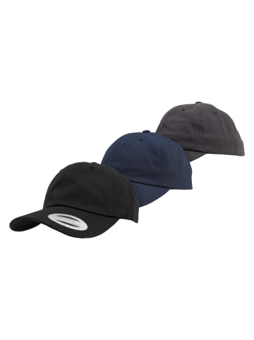 Flexfit Dad Caps - Classic in black+navy+darkgrey