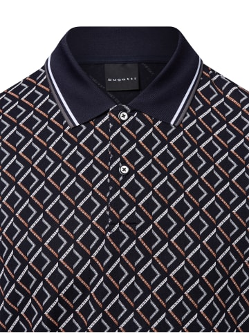 Bugatti Poloshirt in marine weiß