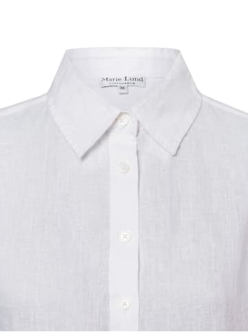 Marie Lund Leinenbluse Rihab in weiß