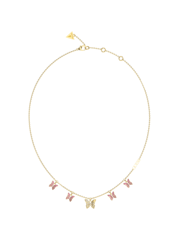 Guess Halskette Chrysalis mit Kristall - (L)45 cm in Gold