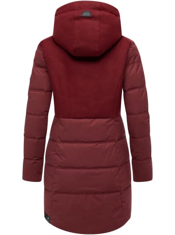 ragwear Winterjacke Ashani Block Intl. in Wine Red25