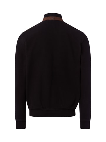 Bugatti Sweatjacke in schilf schwarz - 0002