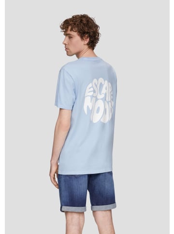 QS T-Shirt in 53D0_himmelblau
