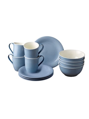 like. by Villeroy & Boch 12er Set Frühstücksset Color Loop in Horizon