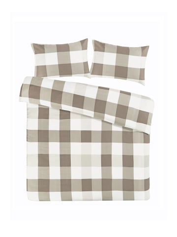 Kayoom Bettwäsche Nevada 125-FR 65 x 65 cm in taupe