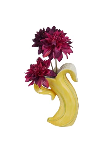 Butlers Vase BANANA 4er-Set in Gelb