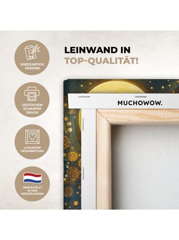 MuchoWow Leinwand bilder Vollmond (BxH)