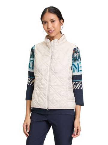 Betty Barclay Steppweste mit Reißverschluss in beige