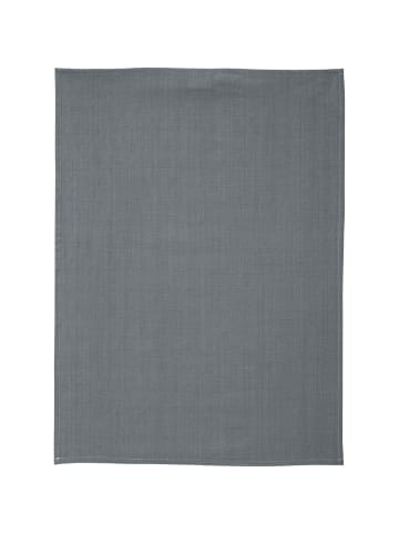 Erwin Müller Halbleinen, Leinen / Halbleinen Geschirrtuch 4er-Pack in grau
