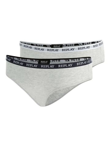 Replay Slip 2er Pack in Grau