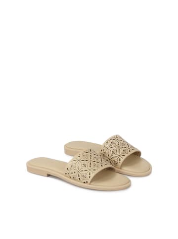 Kazar Slipper in Creme