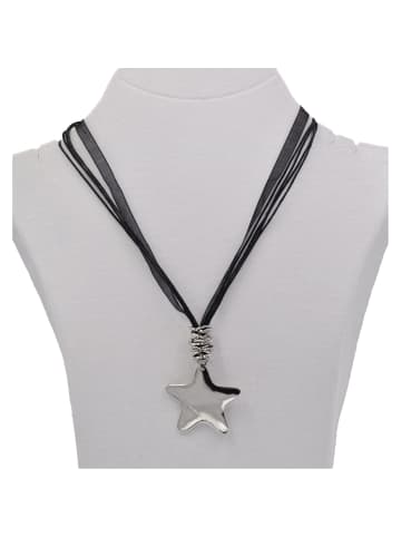 Steuer Modeschmuck Metall in Schwarz