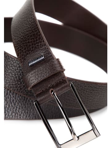 Wittchen Leather belt in Dark brown