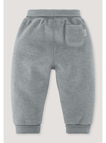 Hessnatur Hessnatur Wollfrottee Hose aus reiner Bio-Merinowolle in nebelblau