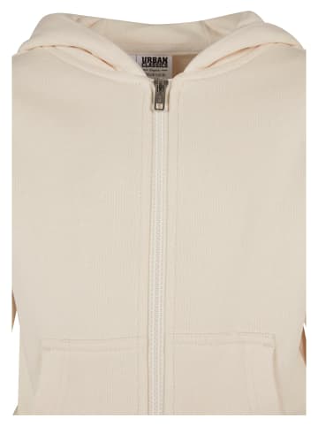 Urban Classics Zip-Kapuzenpullover in whitesand