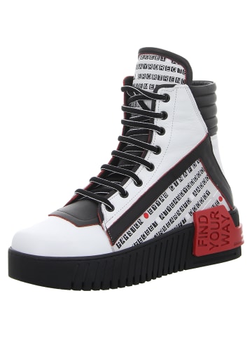 Mustang Schnürstiefelette in weiss
