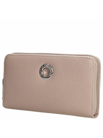 Mandarina Duck Mellow Leather - Geldbörse 12cc 19 cm (scarab) in warm taupe