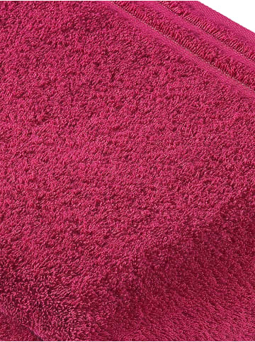 Vossen 2er Pack Duschtuch in cranberry