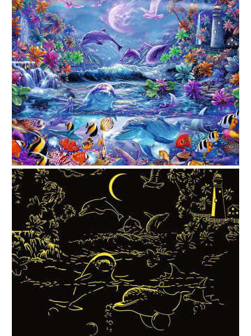 Ravensburger Puzzle 500 Teile Erwachsenenpuzzle 500 Teile - Im Zauber des Mondlichts Ab 12 Jahre in bunt