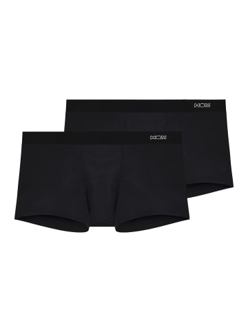 HOM Retro Short / Pant Modal clean cut in Schwarz