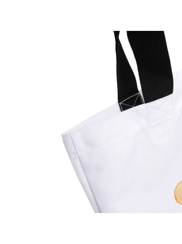 Mr. & Mrs. Panda Strandtasche Mops mit Spruch in Weiß