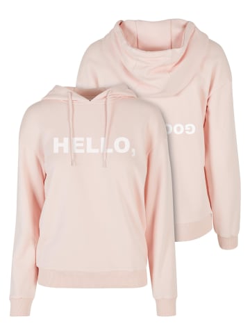 Mister Tee Mister Tee Hello Goodbye Hoody in pink