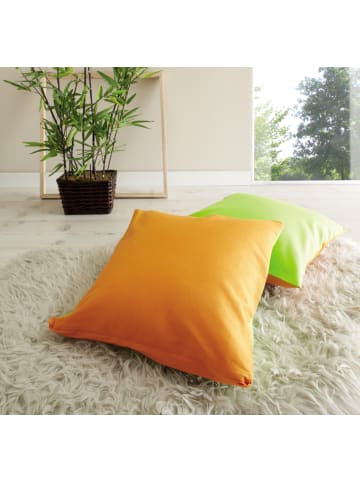 TICAA Kissen 2er Set für Kinder in Orange-Grün