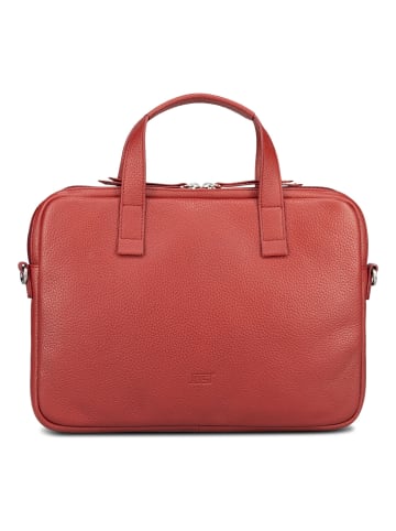 Jost Vika Laptoptasche Leder 34 cm in red