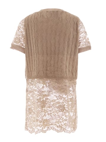 zitha Damen Strickpullover in Taupe