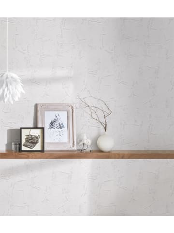 A.S. Création Tapete Pure Structure in Weiß