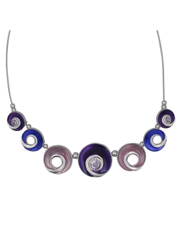 Steuer Modeschmuck Metall in violett